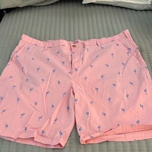Izod Pink Flamingo Print Men's Shorts